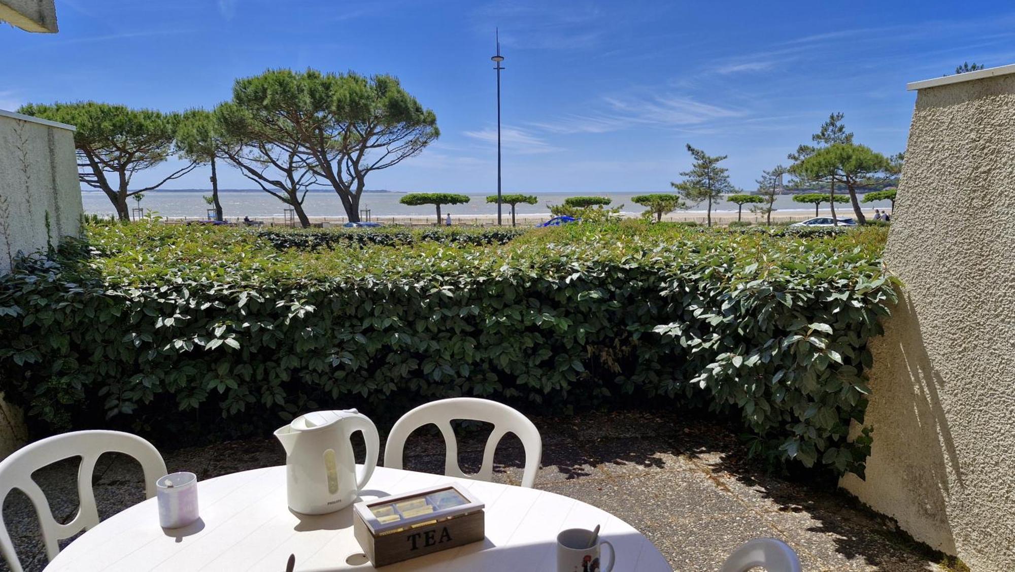 Saint Georges De Didonne - Vue Mer Pour Ce Studio Cosy En Rez-De-Chaussee 外观 照片