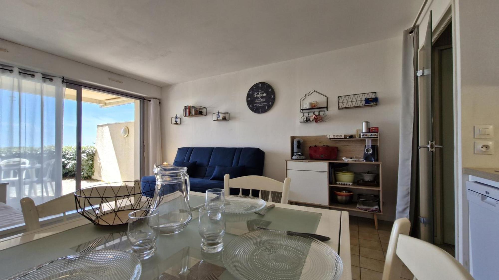 Saint Georges De Didonne - Vue Mer Pour Ce Studio Cosy En Rez-De-Chaussee 外观 照片